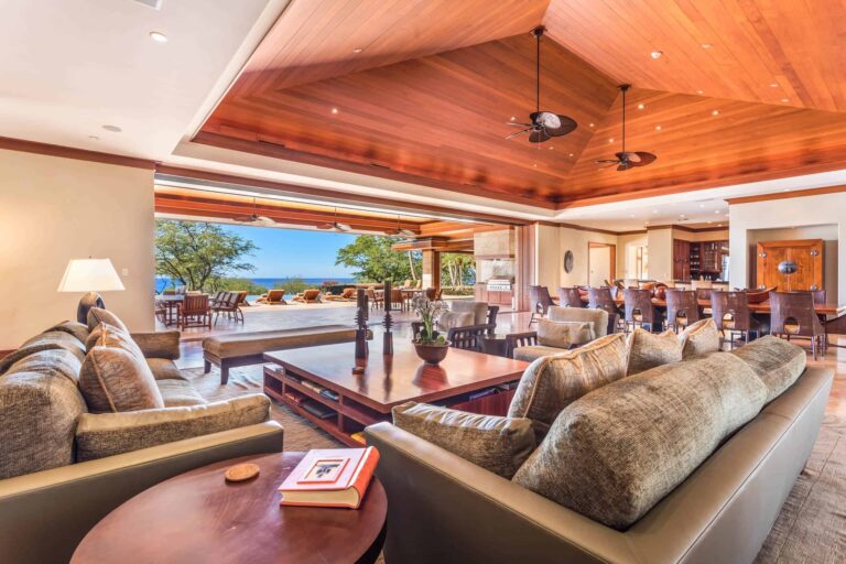 large villa along the beach in hawaii